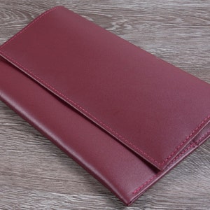 Deluxe Leather Travel Documents Wallet, Travel Organizer Wallet ...