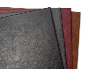 Rustic Leather A3 Desk Mat: Vintage Italian Hide, Made in England