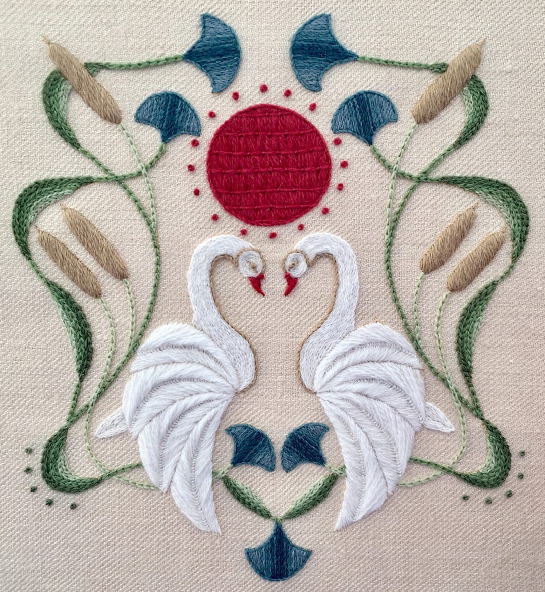 Crewel Embroidery Kit: Cobs and Rushes - Beginner Level - Etsy