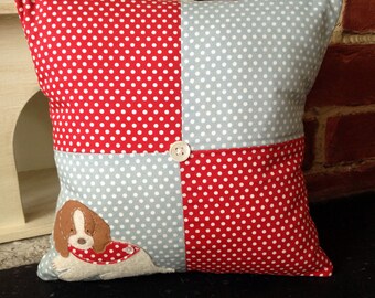 Molly Dog, Hand Crafted Cushion