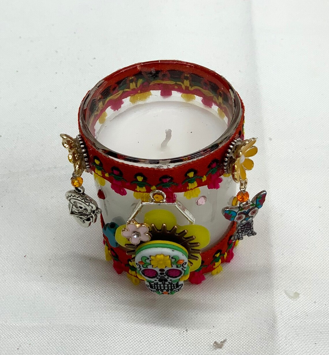 Day of the Dead Altar Candles Day Of The Dead Votive Candles Etsy