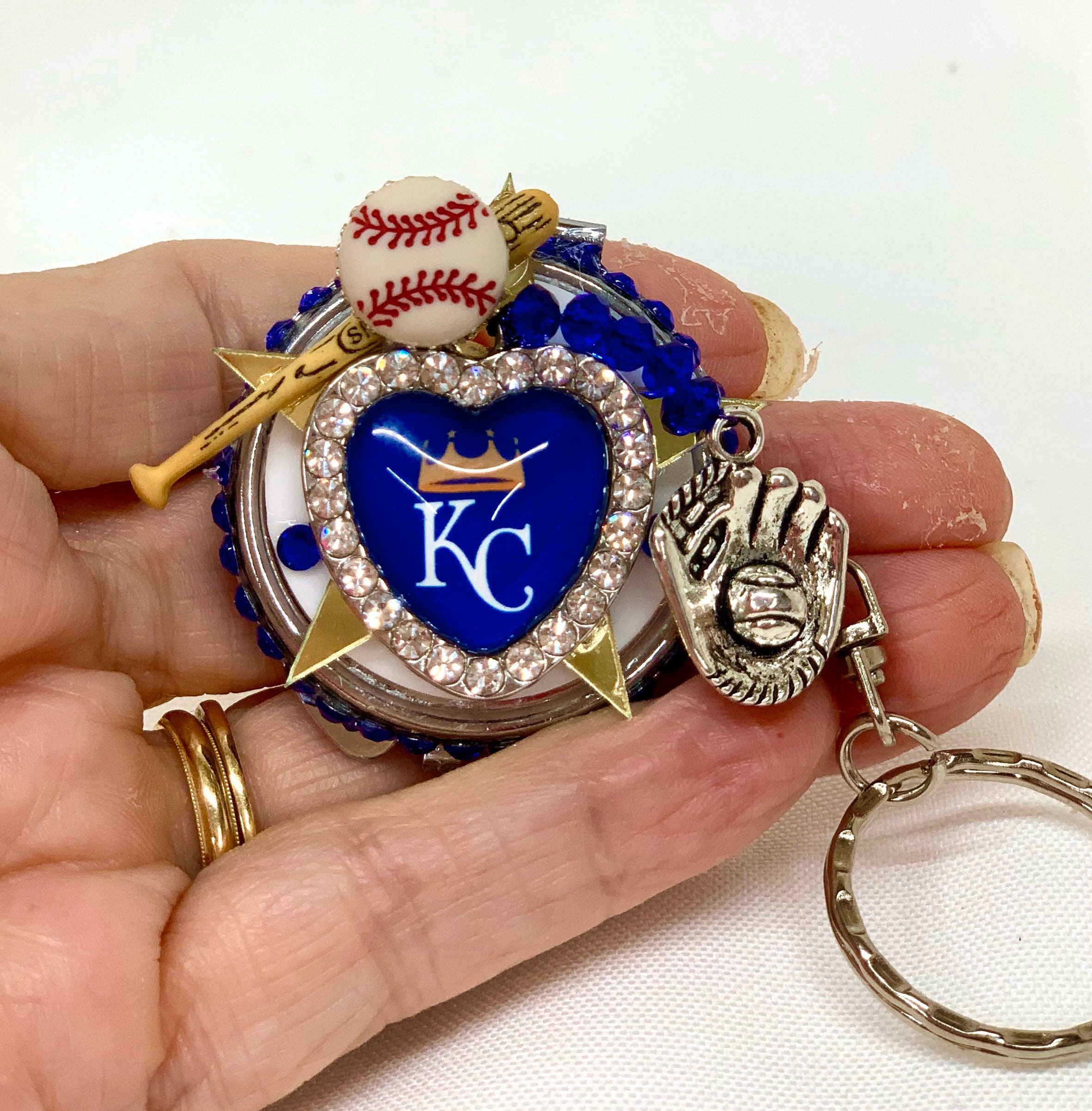 Kansas City Royals Gift Kansas City Royals Bling Key Chain Etsy