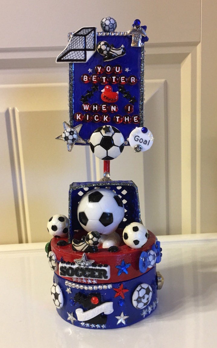 Soccer Theme Gift Soccer Team Decoration Futbol Keepsake Etsy