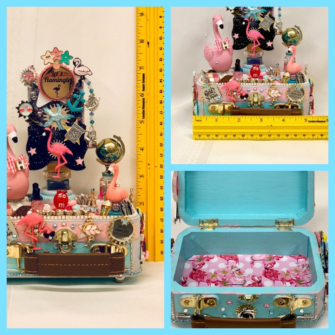 Flamingo Jewelry Box Flamingo Decor Flamingo Gift Beach Etsy