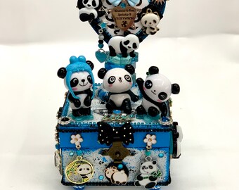 ARP-1JB Red Panda Bear Keepsake/Jewellery Box Christmas Gift ARP-1JB Red Panda Bear Keepsake/Jewellery Box Christmas Gift