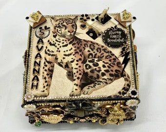 Cheetah Jewelry Box - Etsy
