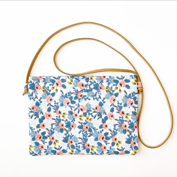 Girls purse, toddler purse, dressup purse, rifle paper floral print purse, girls gifts