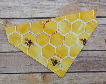 Dog Gift Spring Over The Collar Snap On Cat Bandana Bumblebee Dog Bandana Bees