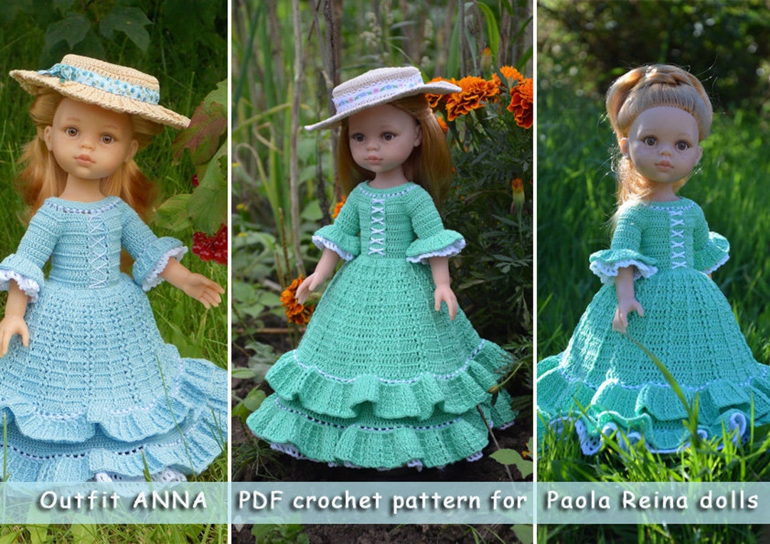 All Uncinetto Vestiti Per Le Bambole Fai Da Te Barbie Fai Vestiti