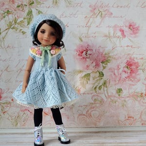 Outfit for Ruby Red FF 14&quot; doll - Dress, Collar, Beret and Petticoat.