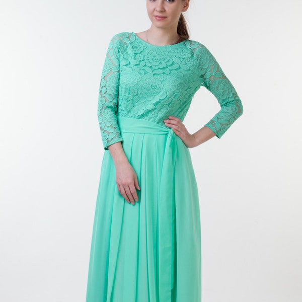 Mint Green Bridesmaid Dress Etsy