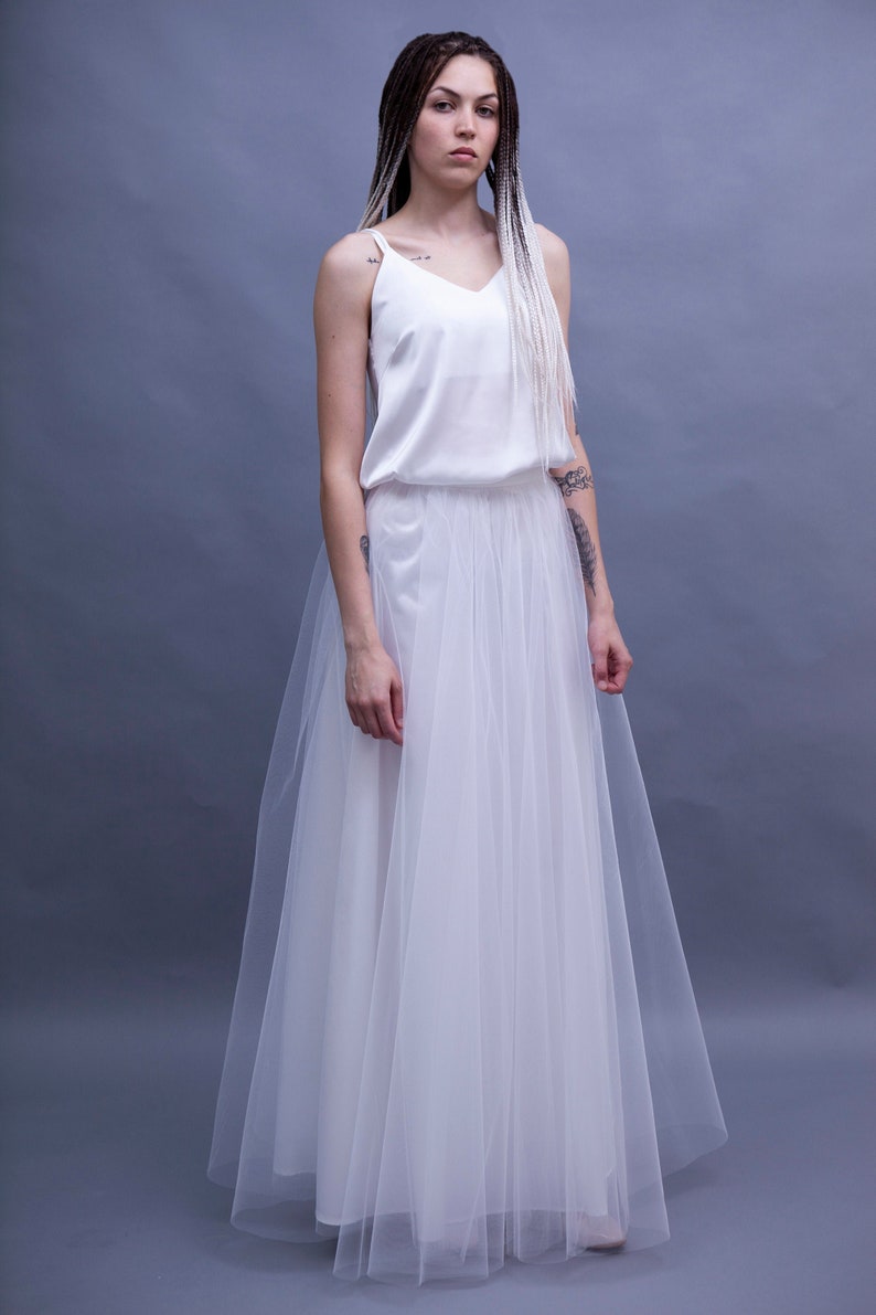 2 piece wedding outfit