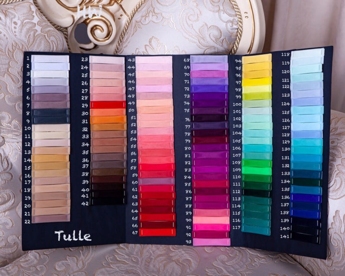 Color swatch card fabric samples of any item in shop up to Etsy