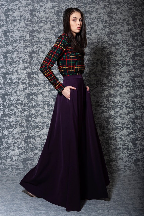 Drawstring A-line Maxi Skirt - FINAL SALE – Inherit Co.