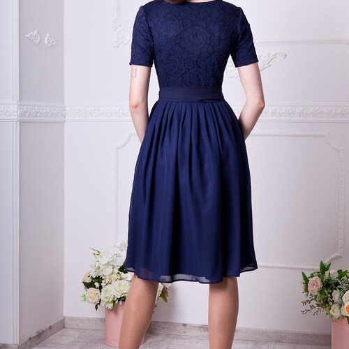 plus size junior bridesmaid dresses & Gowns Full length v NEW LACE #2 PHOTO Navy