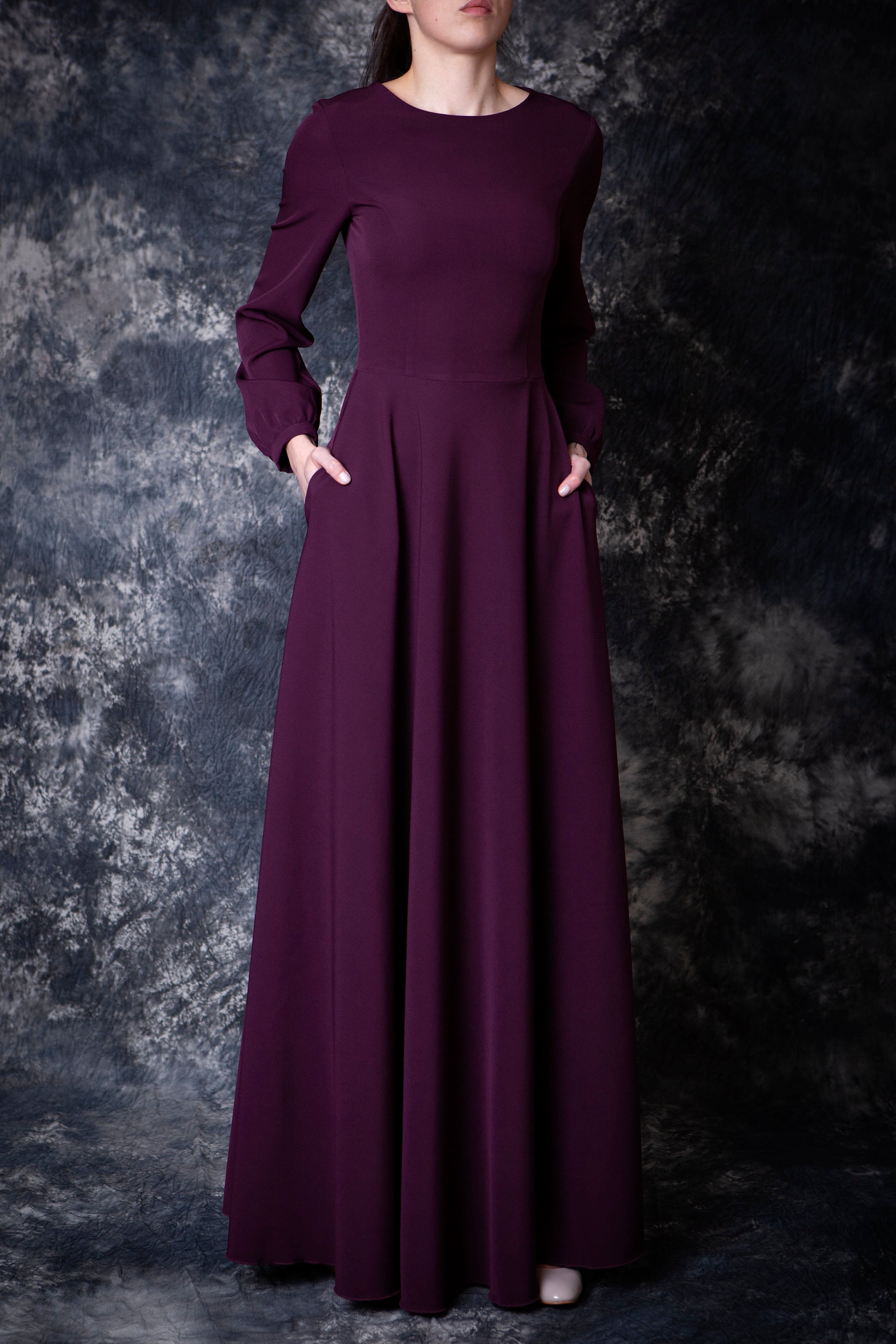 Eggplant dresses for online weddings