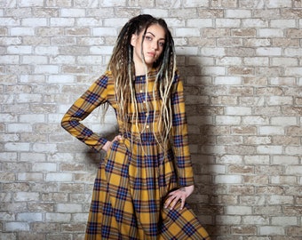 yellow plaid outfits