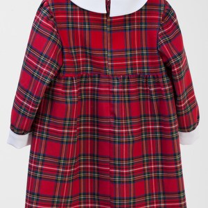 Mother daughter red plaid dress Mother daughter matching dress Mommy and me party outfit Mommy and me matching christmas dresses image 5