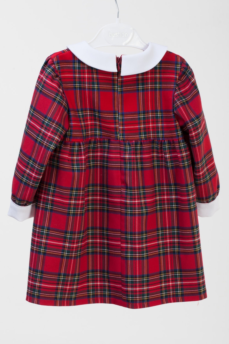 Mother daughter red plaid dress Mother daughter matching dress Mommy and me party outfit Mommy and me matching christmas dresses image 5