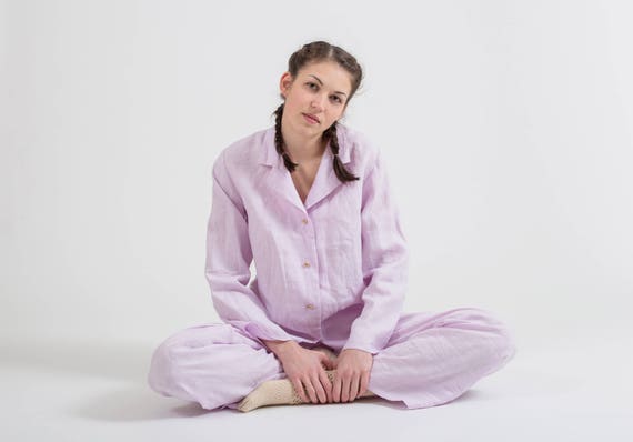 Etsy linen pyjamas sale