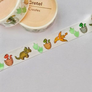 Foiled Dinosaur Washi Tape