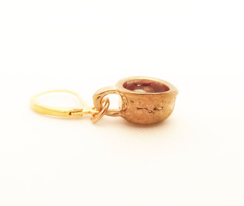 Chocolate Stitch Markers Hot Chocolate Progress Keeper Chocolate Lovers Knitting Markers