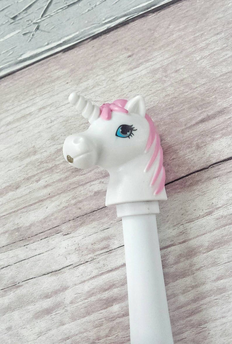 Unicorn Ballpoint Pen Unicorn Light Up Pen Children's Etsy