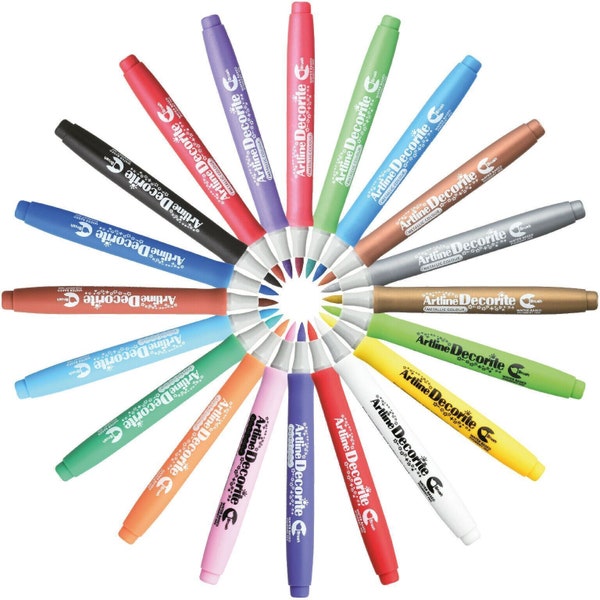 Artline Decorite Bullet Tip Marker Pen - Pastel Colours - Penmas 2023 - Day 4