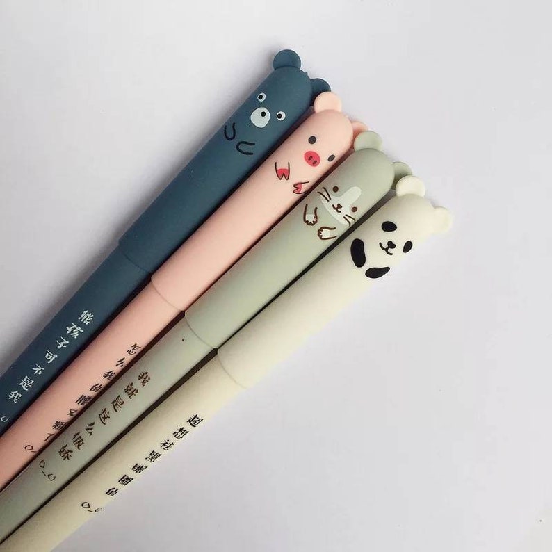 Kawaii Animal Pen Cute Bear Pen Fineline Kawaii Panda Pen