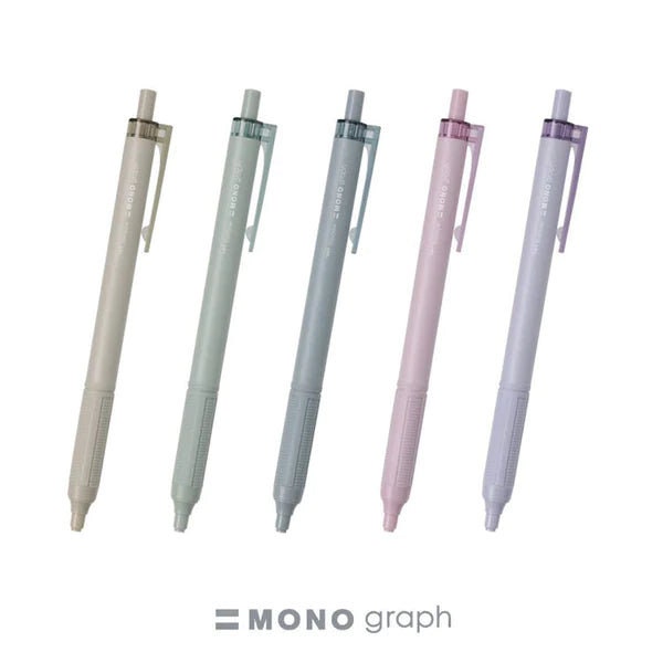 Limited Edition - Tombow Mono Graph Lite 0.5mm Ballpoint Pen - Ash Colours