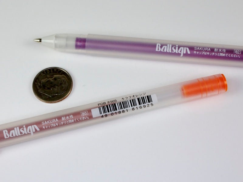 Pen Review: Sakura Ballsign Neon & Pastel Sets - The Well-Appointed Desk