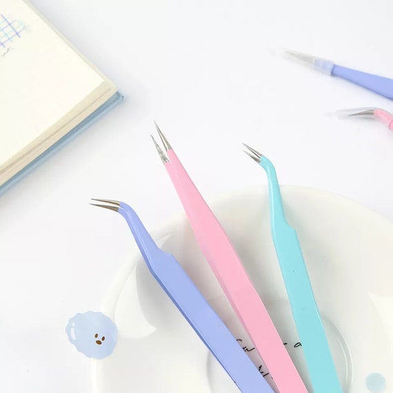 Pastel Precision Fine Tip Crafting Tweezers 