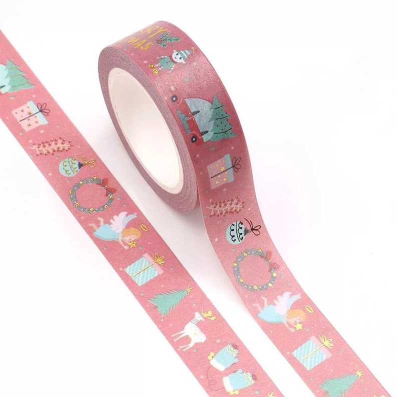 Foiled Christmas Washi Tape
