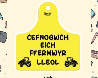 Cefnogwch Eich Ffermwyr Lleol - Sticer Cymraeg - Decorative Vinyl Die Cut Sticker - Fully Waterproof