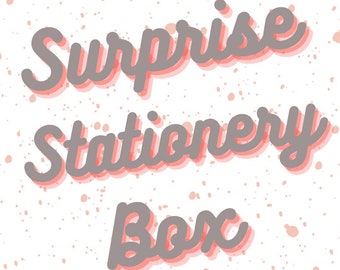 Überraschung Briefpapier Geschenkbox, Blind Box Briefpapier Box, Briefpapier Grab bag