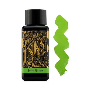 Jadegroene diamine-inkt: 30 ml