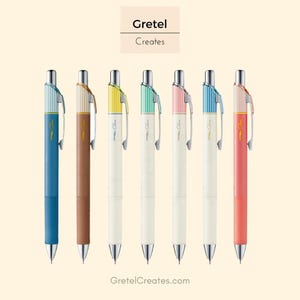 Energel Clena 0,4 mm Pentel - Várias cores de tinta