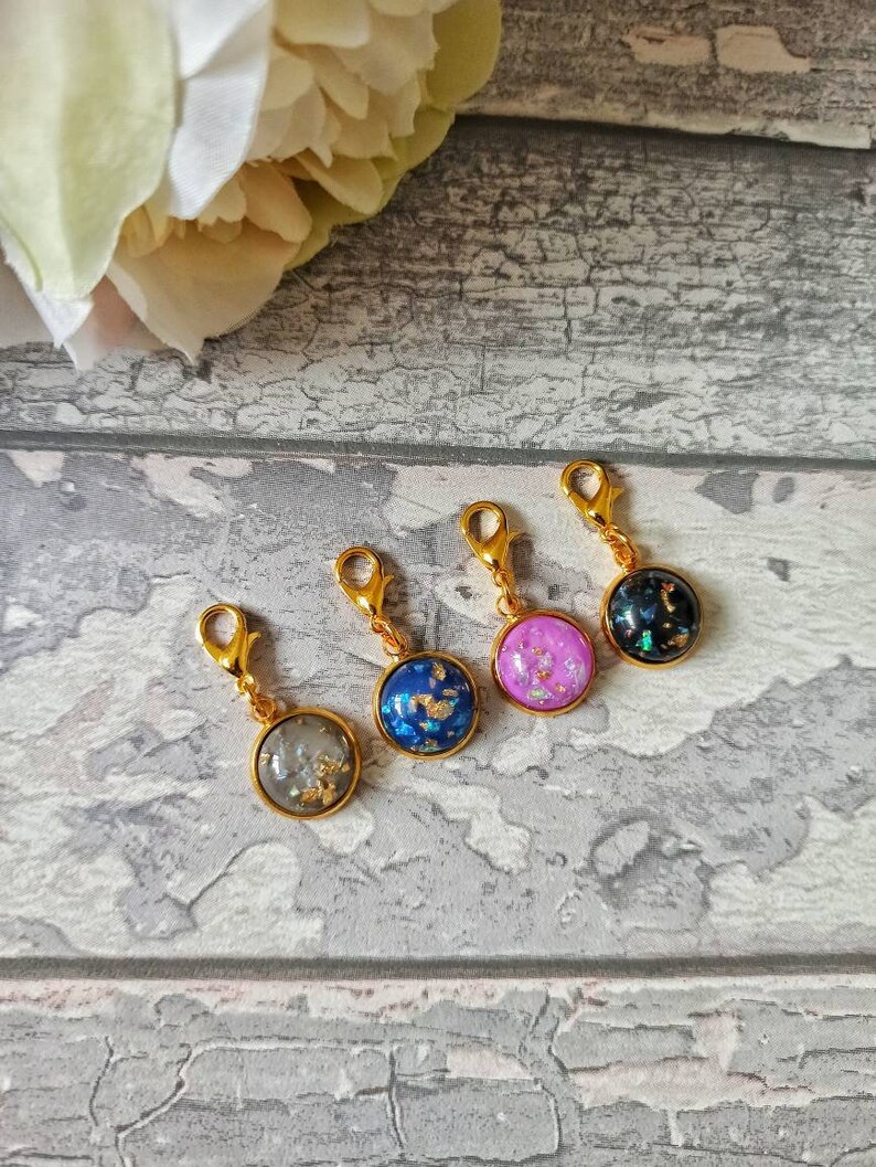 Faux Quartz Stitch Marker Set Faux Quartz Stitch Marker Set