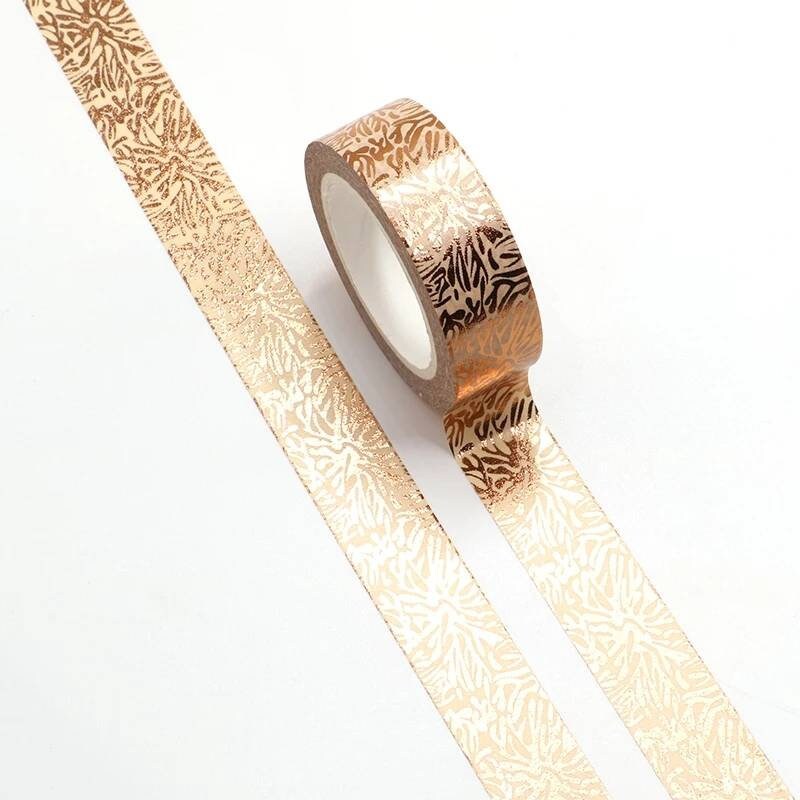Rose Gold Foiled Washi Tape Etsy