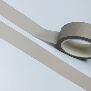 Minimal Plain Taupe Washi Tape