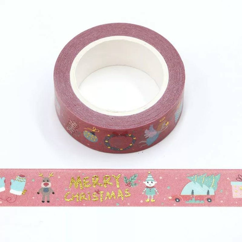 Foiled Christmas Washi Tape
