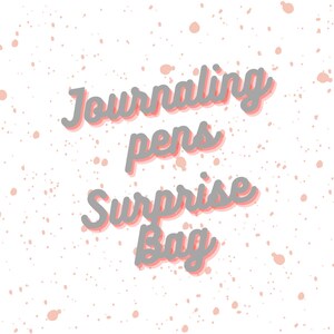 Surprise Journaling Pen Bag, Cute and Funky Pen Blind Bag