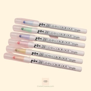 Bolígrafo Kuretake Zig Clean Color Dot (2022 colores) - Individual