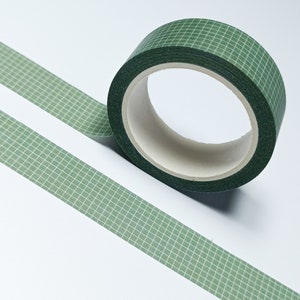 Olivgrün & weißes Washi Tape