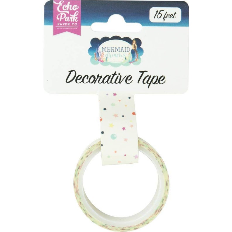 Echo Park Mermaid Dreams Collection Washi Tape Polkadot Deco Tape