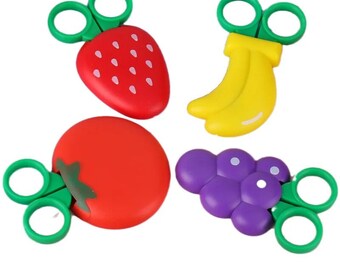 Cute Mini Fruit Shape Magnetic Scissors