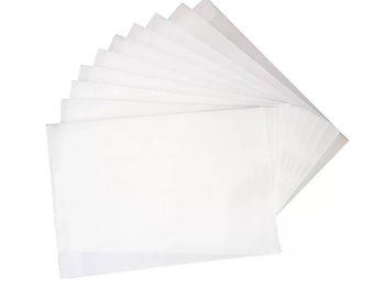 Pack of 10 White Vellum Envelopes