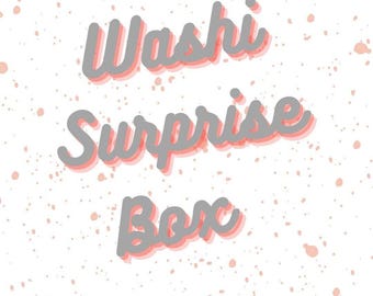 Surprise Washi Tape Bag, Washi Tape Grab Bag