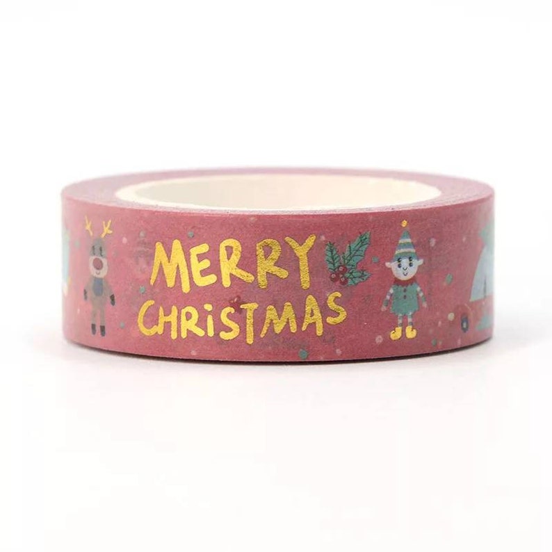 Foiled Christmas Washi Tape