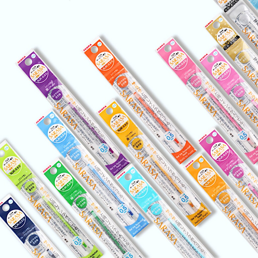 Zebra Sarasa Select Ink Refills Etsy Uk